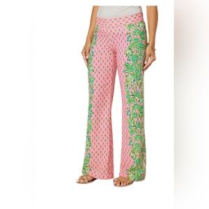 🆕 The Lilly Pulitzer Bal Harbour Mid-Rise Pala is a pull-on pant Size Large NWT